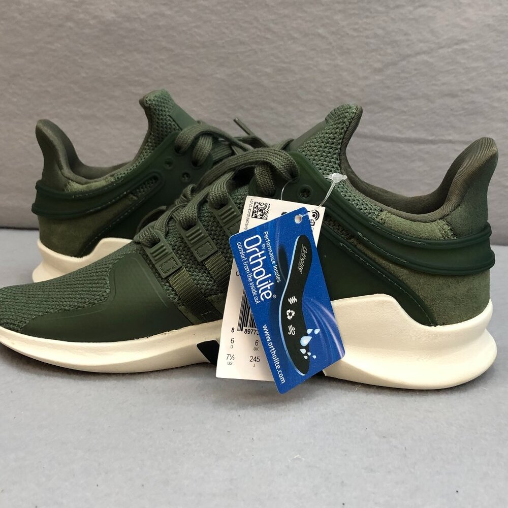 Adidas Womens Size 7.5 Green Running Shoes Sneakers EQT Support ADV CP9689 - Picture 9 of 11
